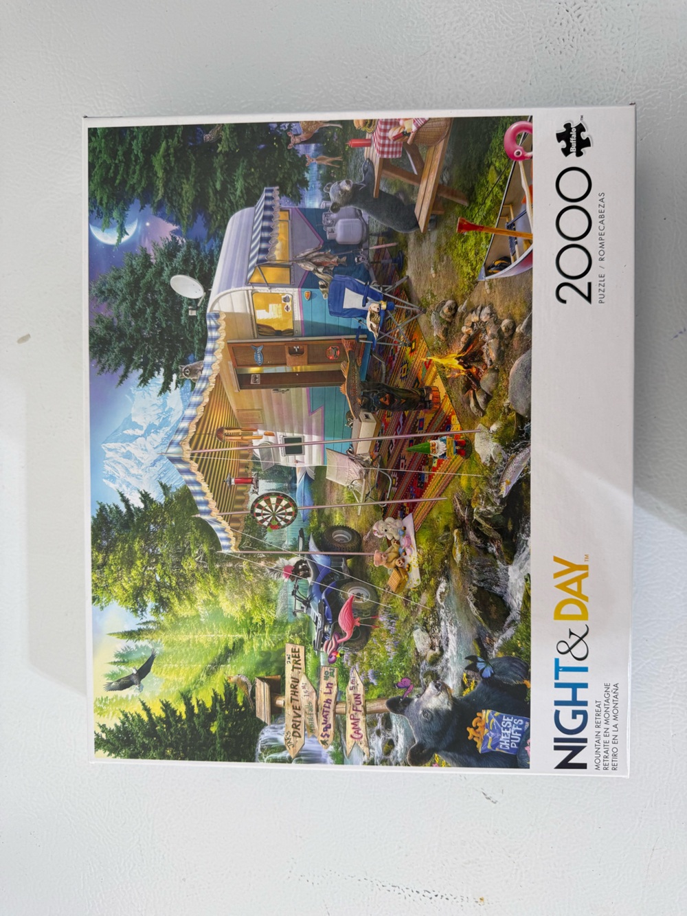Buffalo David Bitton Night & Day 2000-Piece Puzzle - Multicolor